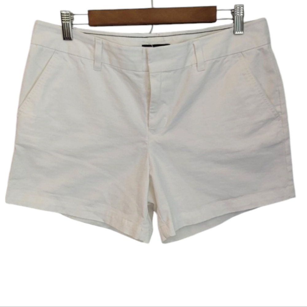 Tommy Hilfiger | White Cotton Flex 5-Inch Hollywood Shorts - Picture 2 of 7